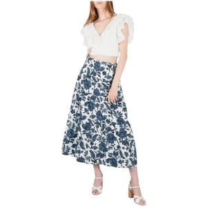Super Natural by Secret Mission Ellie Two in One Floral Tiered Maxi Skirt/Dress
